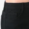 Jeans femininos 2024 Mulheres perna reta com uma bainha de fenda Trendy 90s Soild Slim Denim Troushers for Booty Lifting Pant
