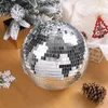 Decoración de fiestas 3-12 cm Silver Christmas Ball Tree Ornnaments Pendence Decoración para el hogar Año de navidad 2024 Suministros