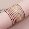 Strängar go2boho stack pärlstav armband boho mode små pärlor handgjorda kedja semester minimalist trendy smycken vän gåva för kvinnor