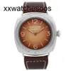 Designer Panerais Zf Factory Automatic Bewegung Luminor Acciaio Brevet Brown Handhaar Pam00687