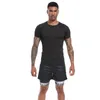 Compressie T-shirts Gym Fitness Custom You Own Design strakke sportkleding Korte mouw Summer Gym Sport T-shirt Sportwear 240420