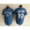 Baseball Jerseys Embroidered Jersey Version Blue Jays 29#barfielo for the Team, with a Large Quantity and Preferential Treatment