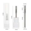 Bits Nouveau bande de ponçage de manucure en acier inoxydable de 3,1 mm MANDREL 3/32 "Arbre à ongles électrique Bit de polissage