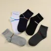 Souginage 5 paires / lots Socks Sports Men Coton Nouveau Design Long Running Outdoor Camping Randonnée Randonnée