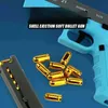 Gun Toys Shell Throwing G17 Toy Gun Continuous Firing Airsoft Pistol Children Handgun for Kid Adult Birthday GiftL2404