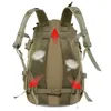 35L camping ryggsäck män militär taktisk ryggsäck armé molle klättring ryggsäck bugg ut väska vandring reser säck de sportväska 240411