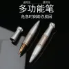 Narzędzia EDC Titanium Self Defense Mini taktyczne długopis z kolekcją pisanie wielofunkcyjne przenośne narzędzia EDC na zewnątrz