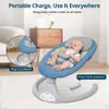 Bioby Baby Swing för spädbarn med 5 svänghastigheter Electric Baby Bouncer för nyfödd 520L B0 6MO NTHSBA BYRO CKERWI THRECO NTROLTO UCHSC REENBL UETOOTHMU SICPL AYERB