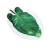 Designer Plaques de céramique Rainforest Green Leaf Bown Chine 12 pouces Plaque de poisson cadeau Boîte de hôtel Banquet de poisson Plaque de poisson Mariage de ménage Cadeau de vaisselle Cadeau