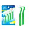 2024 Interdental Brush Curved Interdental Brush Cleaning Tooth Socket Toothbrush Correction Tooth Gap Cleaning Brush 5/10 PCsfor curved toothbrush cleaner