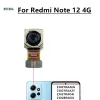 ケーブルXiaomi Redmiのオリジナルリアカメラノート12 4G Mian Back Front Camera Module Flex Cable Parts 23021Raaeg、23021raa2y