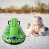 Tubos con trineo de nieve para niños y adultos Tubo de nieve de motos de nieve con motos de nieve con mangos resistentes en trineo de servicio pesado para actividades al aire libre de invierno