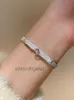 High-end Luxury H Home Bangle CDC All-Sky Star Bracelet Womens Sterling Silver Liu Ding Full Diamond Pig Nose Light Luxury Small Delicate Colorless Super