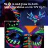 Body Paint UV Pastel GREEN 30g/pc Water Based UV Glow Neon Face And Body Painting in New Fluorescent Body Art Beauty Makeup d240424