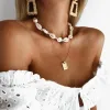 Halskette IPARAM Choker Kette Halskette für Frauen böhmischer Vintage Strand Kolye Schmuck Großhandel Großhandel