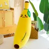 Oreiller de banane douce, jouet en peluche, poupée pour enfants, cadeau d'anniversaire créatif, cadeau de la société de poupée