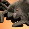 Poduszki 20120 cm Kawaii Symulacja Pająka Plush Zabawki Pchane zwierzę zwierzęcia Arachnid Soft Doll Black Sleeping Pillow Prezenty urodzinowe dla dzieci