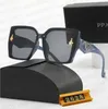Mode lyxdesigner solglasögon märke mäns och kvinnors små pressade rampremium UV 400 polariserade solglasögon med lådor ultimata klasser Sydney Donkey Buffs
