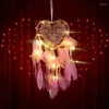Dekorativa figurer Metal Floral Hoops Heart Wreath Macrame Rings Wall Hanging Crafts For DIY Wedding