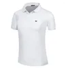 Frauen Polos Pure Cotton Revers T-Shirt Damen Kurzarm Polo-Hemden Casual-Design Fit Summer Sportswear Brand Logo Tops
