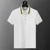 2024 Summer Kleidung Luxus Designer Polo-Shirts Männer lässige Polo Mode Snake Bienendruck Sticker T-Shirt High Street Herren Polos Größe M-3xl 09