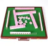 Jeux Mini Mahjong chinois Mahjong 144pcs 24 mm jeu de plateau de voyage pour le camping amusant Mahjong portable de camping