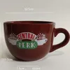 Vrienden tv -show serie centrale perk keramische koffie thee cup 650 ml cappuccino mok 240418