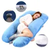 枕マルチ機能u形状マタニティ枕115x60cm妊娠ボディ枕ソフトクリスタルベルベットは、自宅に取り外し可能な枕カバーを備えています