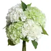 Faux Floral Greenery 4 PCS Hydrangea Flowers Flowers Touch Real Touch Latex Coderangea for Wedding Bouquet Party Decor T240422