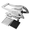 MANUALE CHUTTER CHOUTTER CHIRO CHOPPER Dicer Dicer Calcano in acciaio inossidabile patatine fritte a pasta patatine strumenti per la cucina