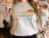 Polos Be Gind Sweatshirts Motivational Hoodie Shirt Teacher Cadeaux Soyez gentil Gift Kindemness Tee Shirt Femme Rainbow Inspirational Positive