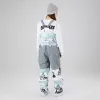 Hosen 2023 Neue Winter Skihosen Outdoor Sports Snowboardanzug Overalls Frauen atmungsaktiv