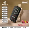 Tam Ekran Mesii Visual16000 Puflar Tek Kullanımlık Vapes Sıcak Satış 15k Puffs Elctronic sigara LED Hafif Puf Buharı