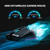 Fareler Thunderobot ML703 Kablosuz Oyun Fare 16000 DPI 1000mAH RGB Gamer Şarj Edilebilir Kablolu 2.4G Kablosuz Fare Dizüstü bilgisayar PC Oyunları