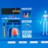 Máquina de ressonância quântica clipe de teste de analisador magnético