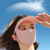 Bérets 2024 Protection solaire UV Face Visor Visor masque Soleil respirant