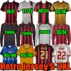 Kaka AC 1963 Top Men Retro Retro Soccer Jerseys 1988 89 90 91 92 93 95 96 98 99 02 03 04 05 06 07 09 10 11 12 13 14 Ibrahimovic Weah Maldini Football Shirts 2006 20