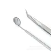 Strumenti in acciaio inossidabile utensile dentale bocche specchio sonda pinza doghe di pinza kit igiene pulito per esame orale pulito