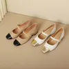 Casual Shoes ESVEVA 2024 Pointed Toe Women Pumps Spring Working Cow Leather British Nobility Style Woman Mixed Color Size 34-39