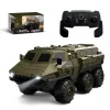 CARROS 9510E Controle remoto Caminhão militar 1:16 6WD 2,4 GHz Caminhão de exército de alta velocidade 30 km/h rc Toys de carro presentes para crianças Drop Shipping