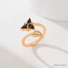 Bröllopsringar ny kärleksstil utsökt gåva guld ring smycken ring ring zirkon bröllop smycken lyx smycken