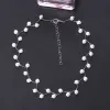 Collane wu 2022 imitazione perla clavicola a catena del collo semplice collana corta gioielli femminili colletti coreano collo all'ingrosso