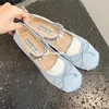 Lolita Sıradan Kadın Sandalet Bayanlar Bale Daireler Dışında Atutmn Moda Slaytlar Kelebek Knot Kadın Mary Jane Ayakkabı 240412 975