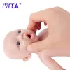Bonecas ivita wg1554 14,96 polegadas 1,58 kg 100% corporal de corpo inteiro Reborn bonecas de bonecas macias de bonecas macias menina realista bebê brinquedos de crianças em branco