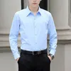 Men's Dress Shirts Male Formal Plain For Office Shirt Business Long Sleeve Red Original With Collar Tops Regular Trendyol Cool I