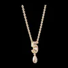 Chan 18K Beige Gold Diamonds Number 5 Halsband Coco Rush Luxury Fine Jewelry Replica Gold Plated 18k Designer för Woman Valentine Gift