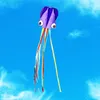 4M latawiec 3D Soft Octopus Kite Paul Parafoil Folder Foolble Travel Kite Łatwo do lotu dla dzieci dla dzieci dorosłych