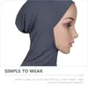 Berets 2 PCs muslimische Damen Hut Full Neck Turban Undercap für Frauen Hijab Lady Unterstiche Frauen