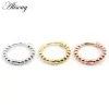 Ohrringe Alisouy 2pcs Kupfer Messing Männer Frauen Mädchen Ball kleiner Hoop Ohrringe Ohrknorpel Piercing Helix Tragus Daith Conch Body Schmuck Schmuck