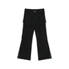 Pantaloni maschili Fashion 2024 Causal Summer Zipper Multi-Pocket Solid Color Street Trendy Maschio Casual Driver Drivery